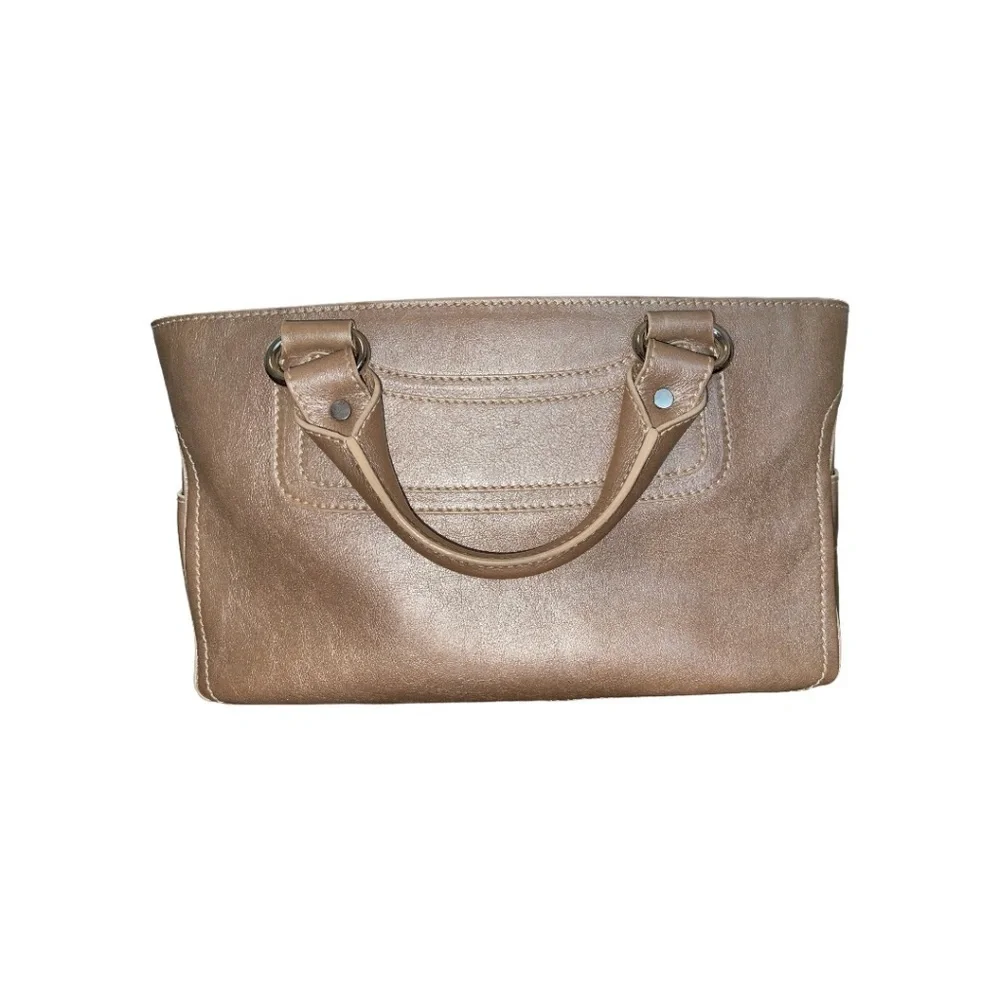 Auth Celine Champagne Lambskin Boogie Bag & Bag Charm - Picture 6 of 11